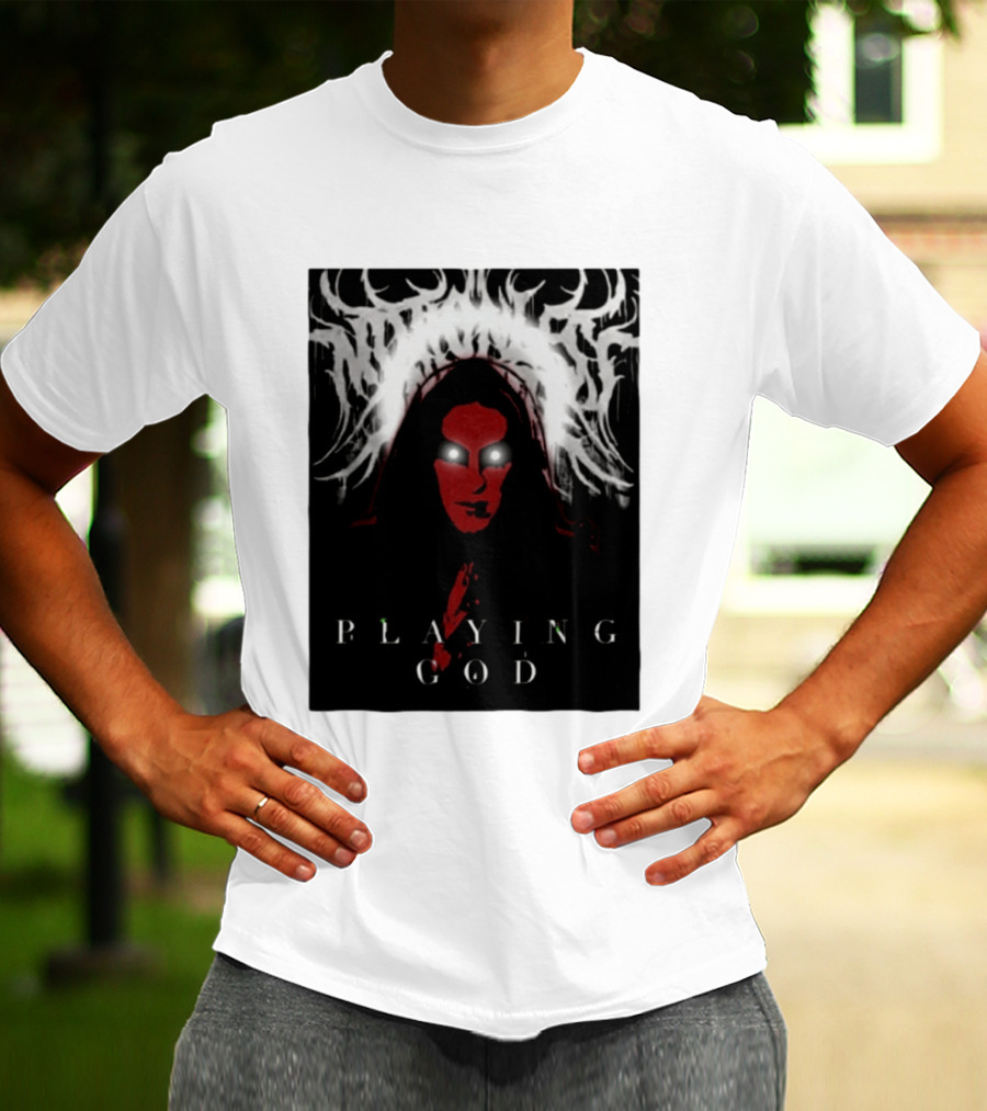 Notshiva Playing God Gothic Dark T-Shirt
