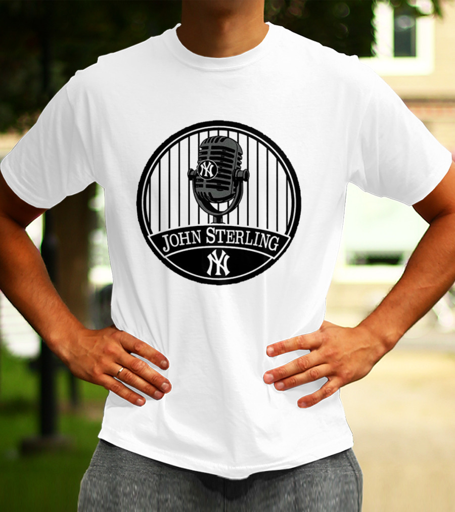 John Sterling Microphone New York Yankees Remembrance T-Shirt