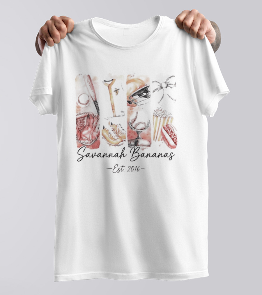 Savannah Bananas Ballgame Fun Est 2016 T-Shirt
