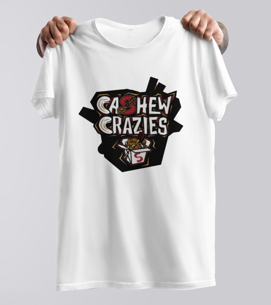 Cashew Crazies Springfield Cashew Chickens Box And Chopsticks T-Shirt
