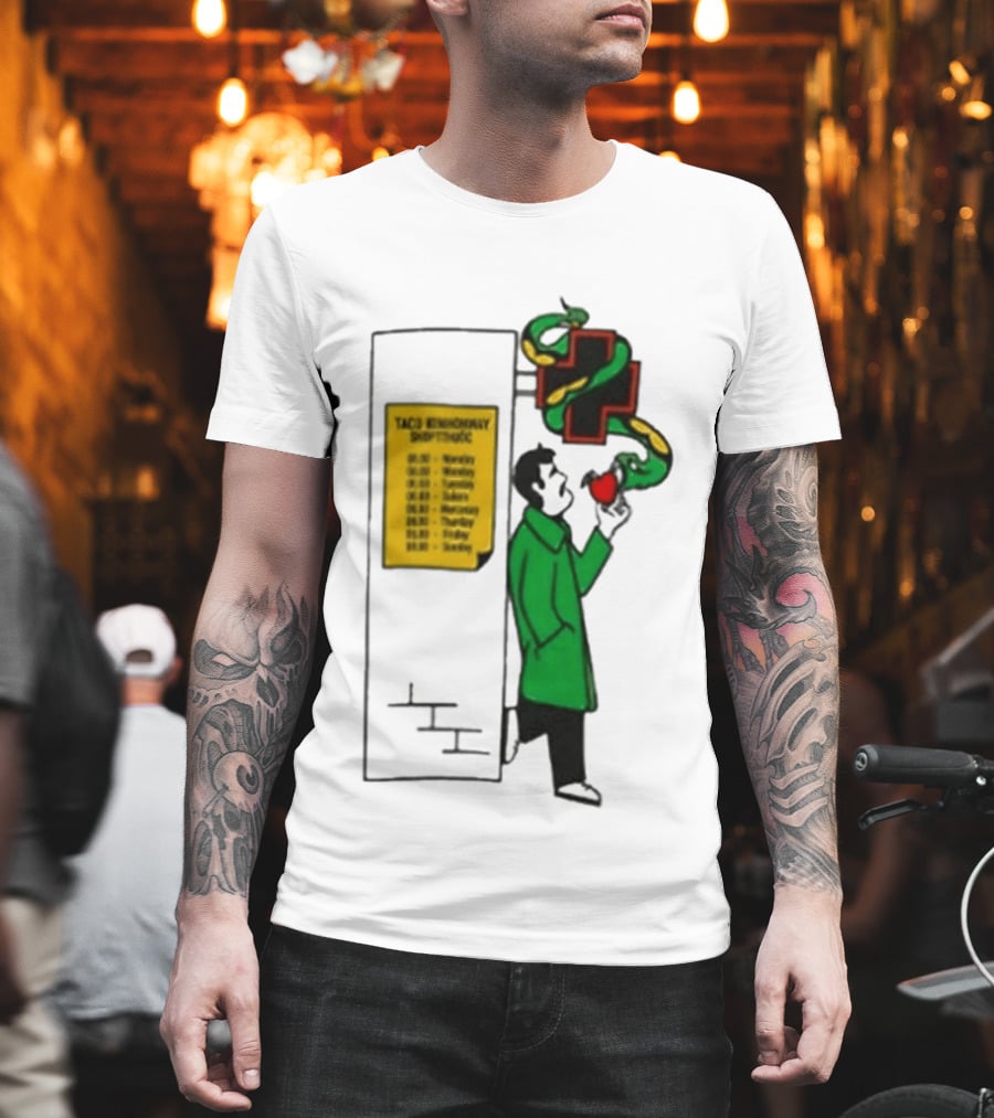 Taco Hemingway Tour 2026 Snake Grafik Wegowa Szef Smoove Baron Friday T-Shirt
