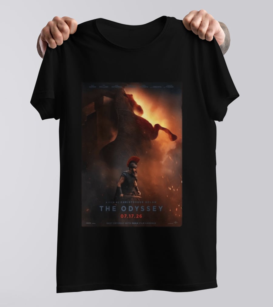 The Odyssey July 17 2026 A Film By Christopher Nolan IMAX Epic T-Shirt