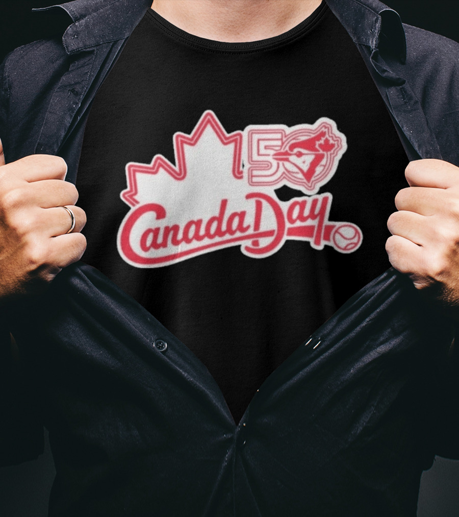 Toronto Blue Jays 50th Anniversary Canada Day 2026 Celebration T-Shirt
