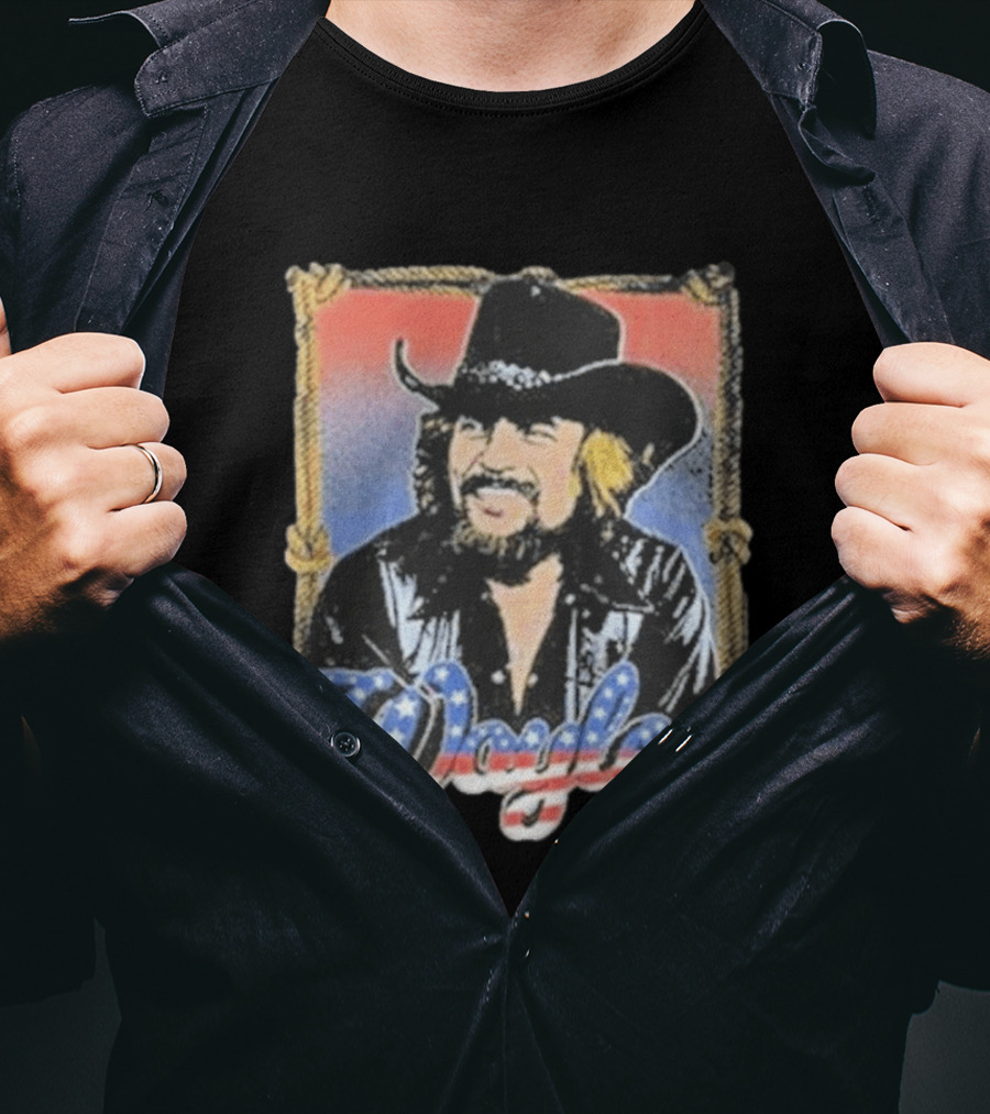 Waylon Jennings Cowboy Americana Country Music Legend T-Shirt