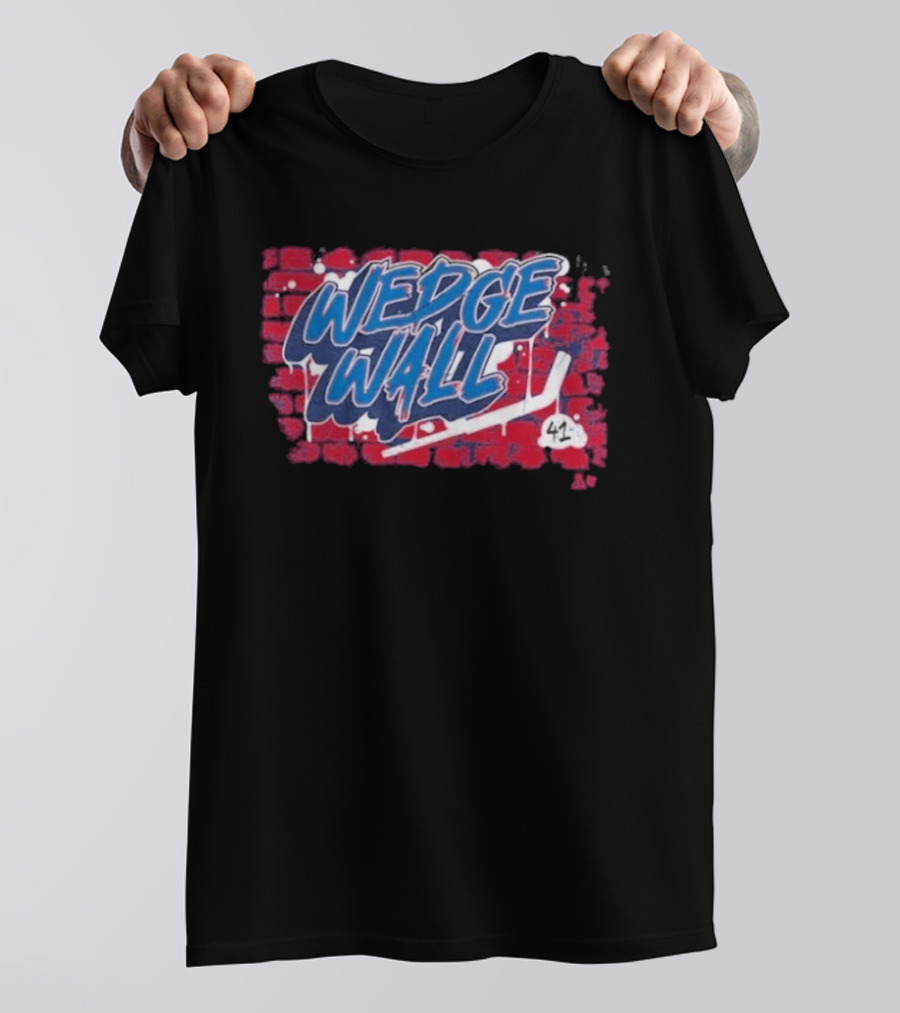 Wedge Wall 41 Scott Wedgewood Hockey Fan Gear T-Shirt