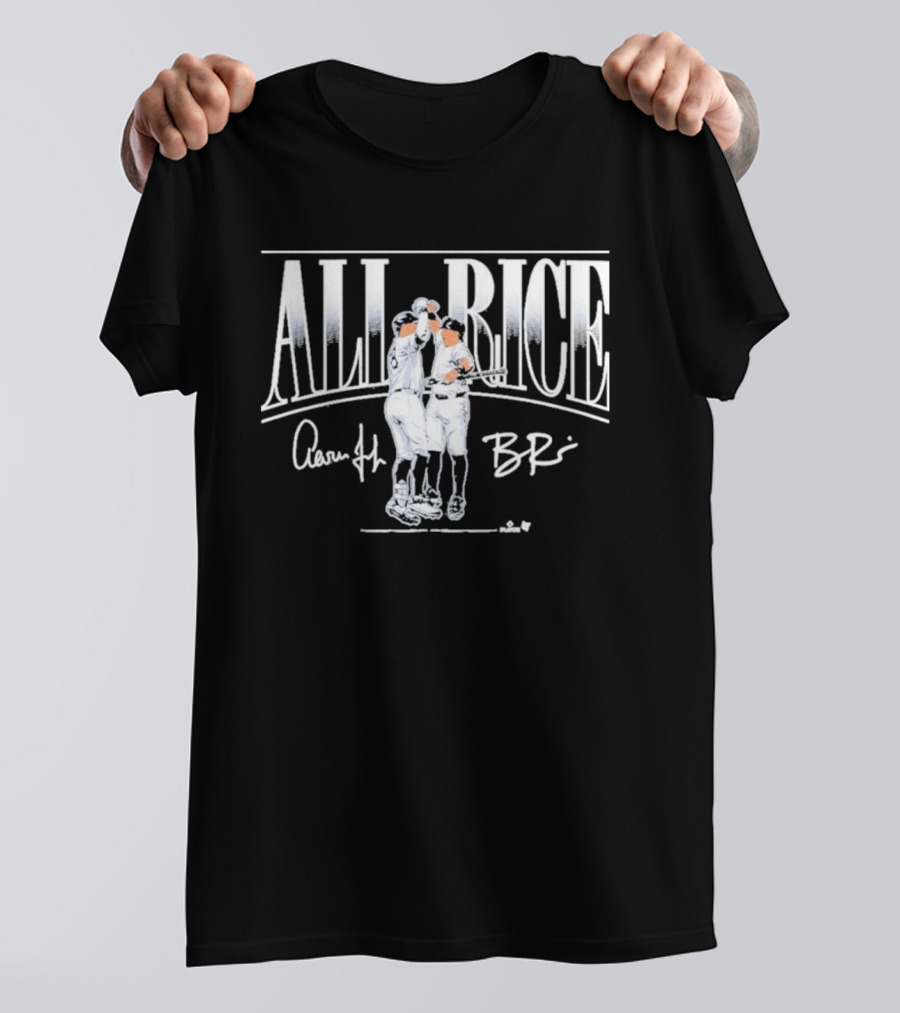 ALL RICE Aaron Judge Ben Rice Celebration T-Shirt