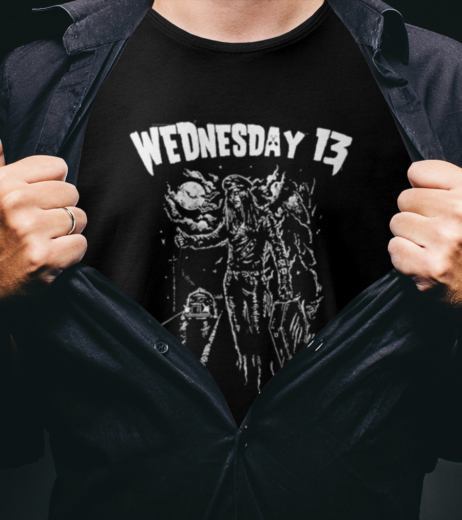 Wednesday 13 The Hitcher Creepy Roadside Horror T-Shirt