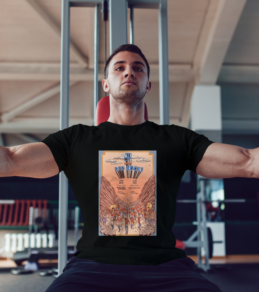 AJR Live At Red Rocks June 29 30 2026 Morrison CO Featuring Red Rocks With Special Guests Ardern Jones The Happy Fits T-Shirt