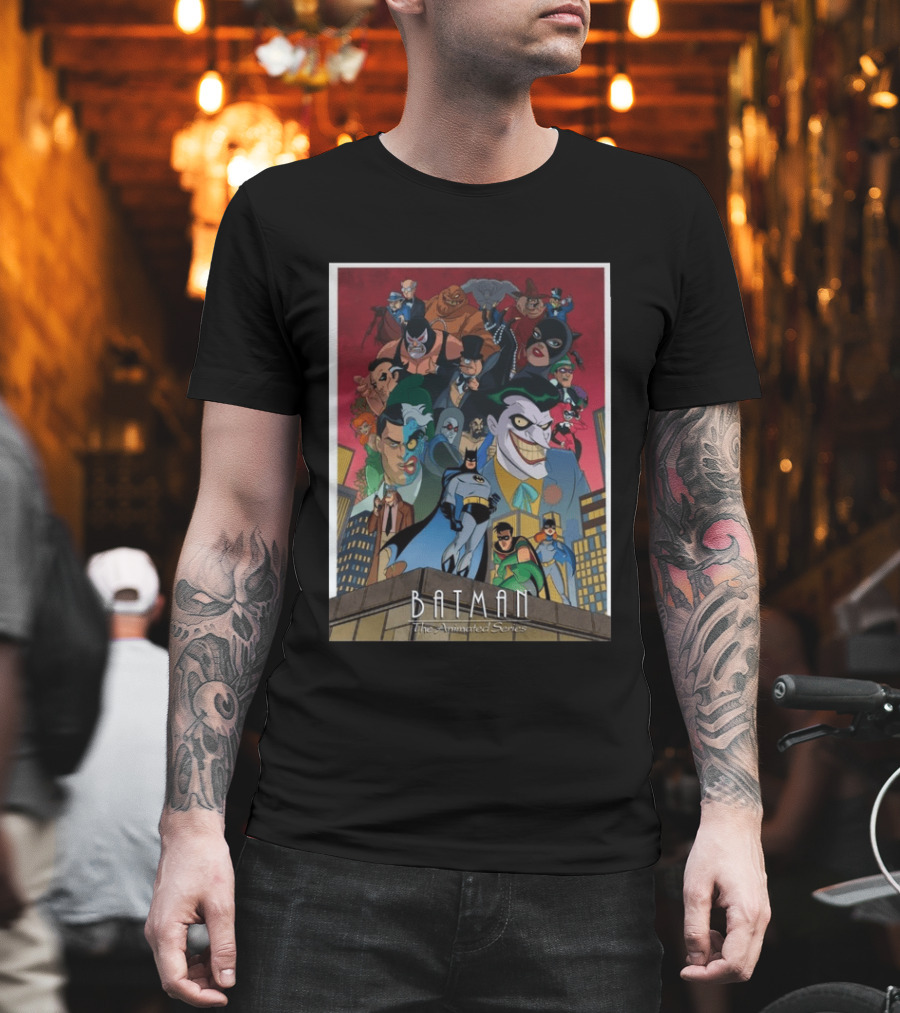 Batman The Animated Series 1992 Cast Villains Gotham City T-Shirt