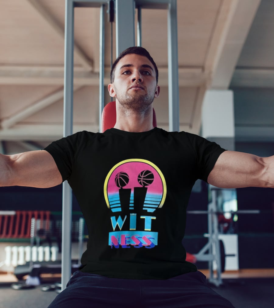 LeBron James Miami Twice Max90 Wit Ness Basketball T-Shirt