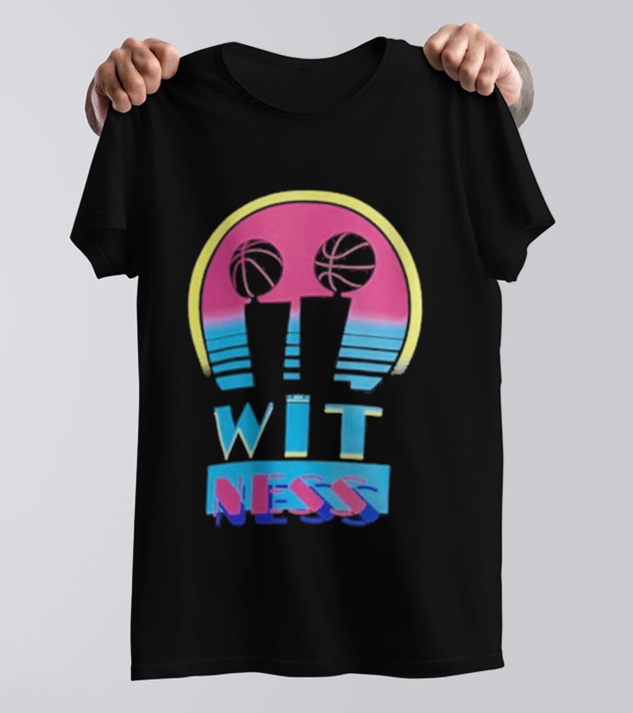 LeBron James Miami Twice Max90 Wit Ness Basketball T-Shirt