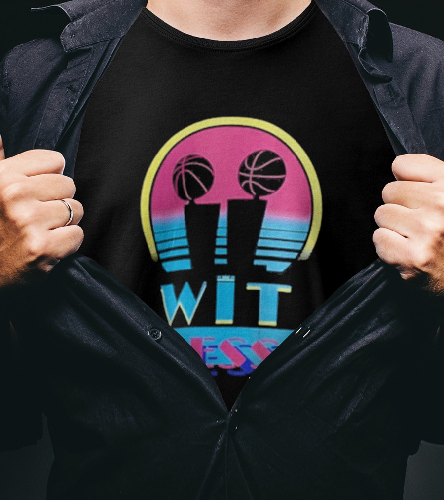 LeBron James Miami Twice Max90 Wit Ness Basketball T-Shirt