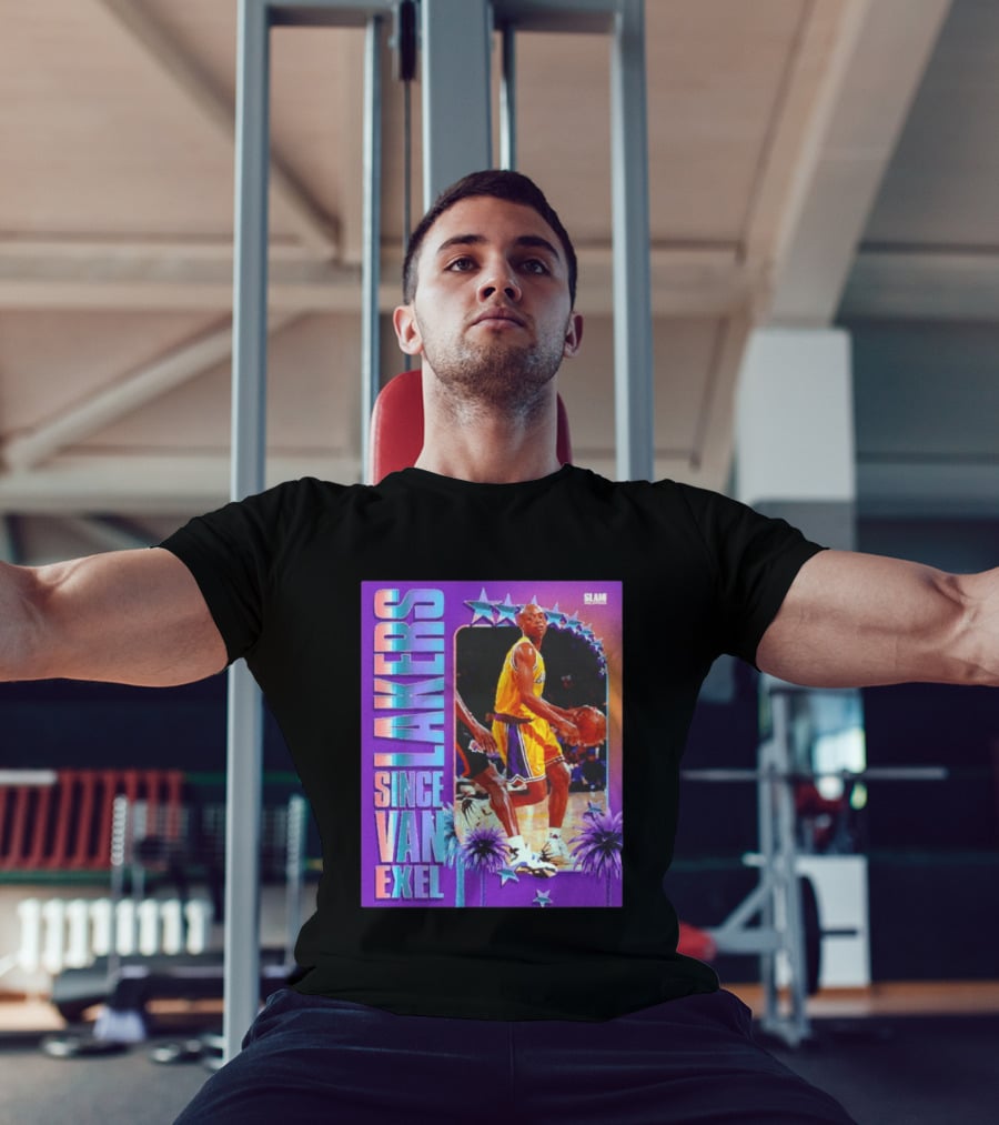 Lakers Since Van Exel SLAM Magazine Retro Basketball Legends T-Shirt