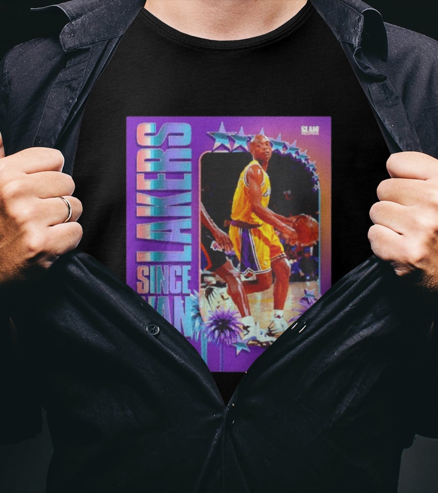 Lakers Since Van Exel SLAM Magazine Retro Basketball Legends T-Shirt