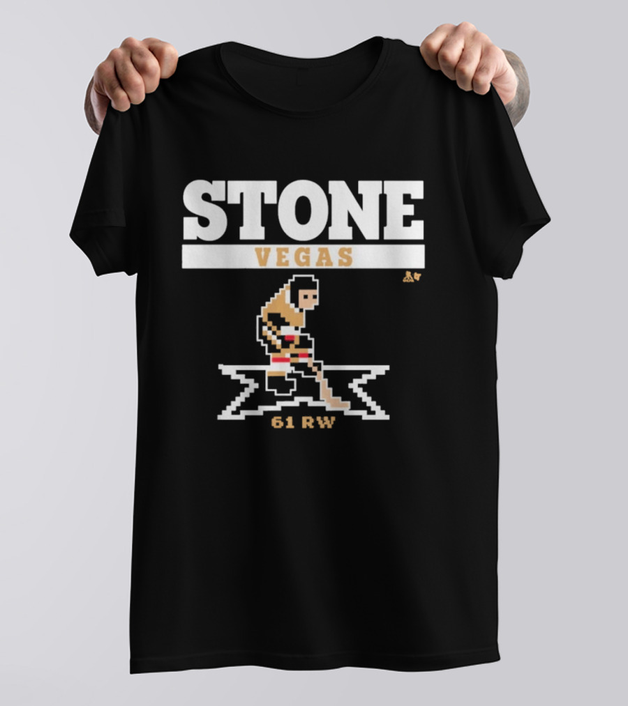 Stone Vegas Hockey 61 RW Pixel T-Shirt