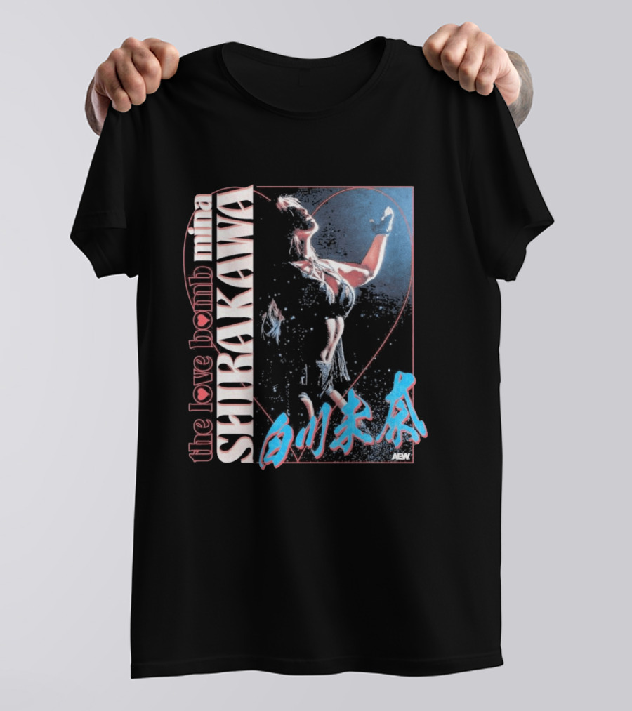 Mina Shirakawa The Love Bomb AEW Shirakawa T-Shirt