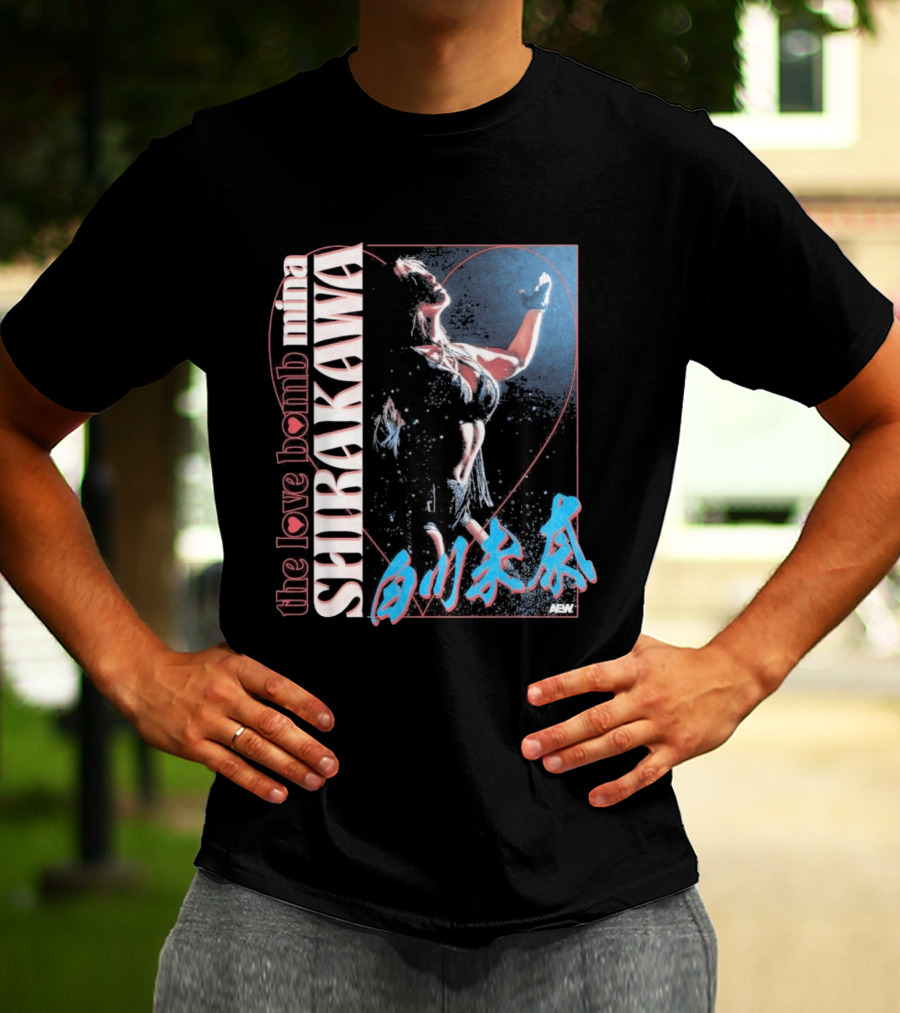 Mina Shirakawa The Love Bomb AEW Shirakawa T-Shirt