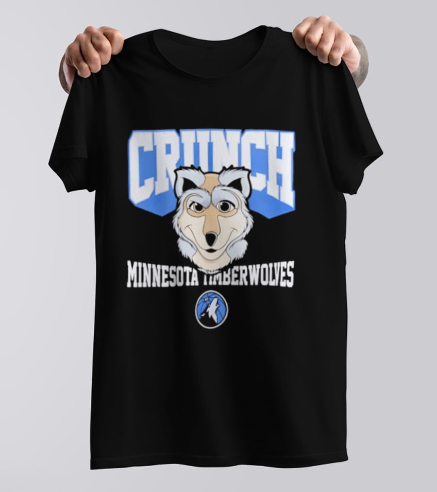 Minnesota Timberwolves Crunch The Wolf T-Shirt