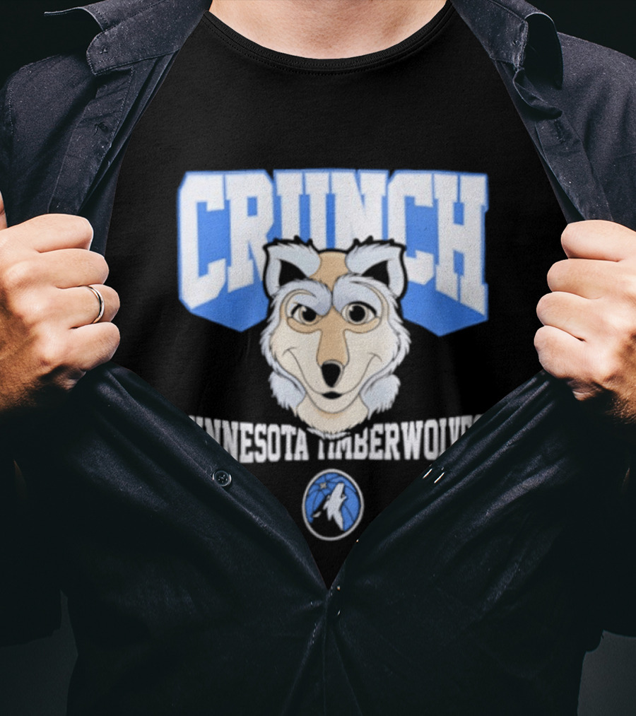 Minnesota Timberwolves Crunch The Wolf T-Shirt