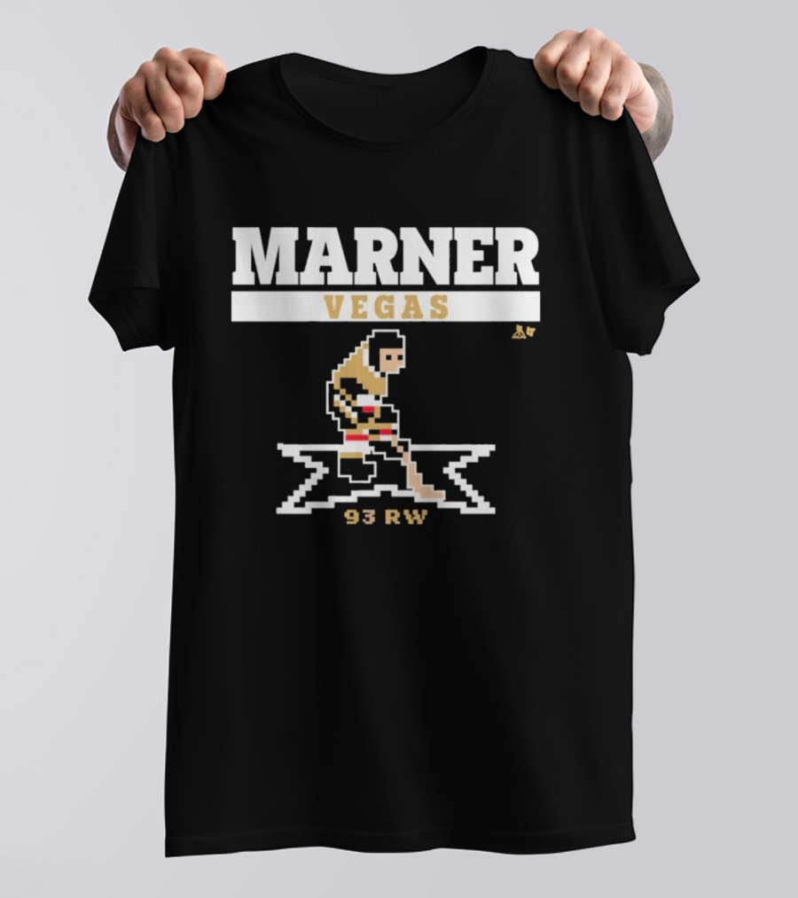 Marner Vegas 93 RW Pixel Hockey Player T-Shirt