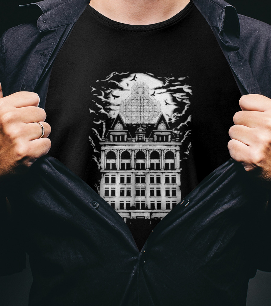 Miw Haunted Mansion Under Full Moon Mystique T-Shirt
