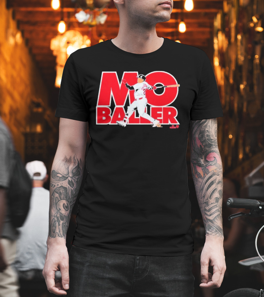 Moises Ballesteros Mo Baller Baseball Athlete Action T-Shirt