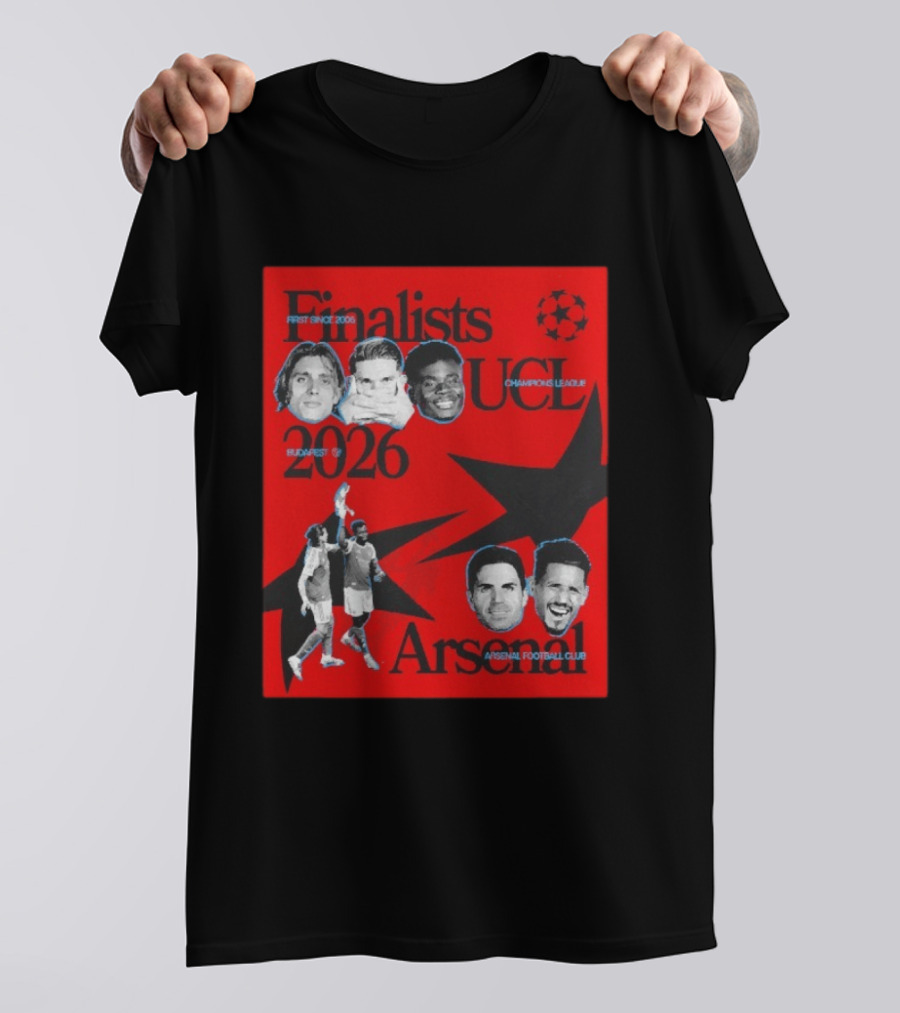 Finalists UCL 2026 Arsenal Champions League First Since 2006 Budapest T-Shirt