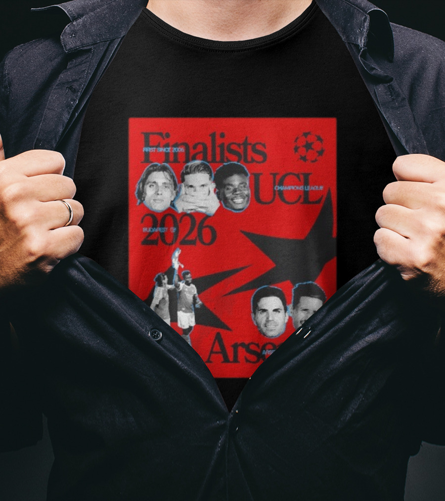 Finalists UCL 2026 Arsenal Champions League First Since 2006 Budapest T-Shirt