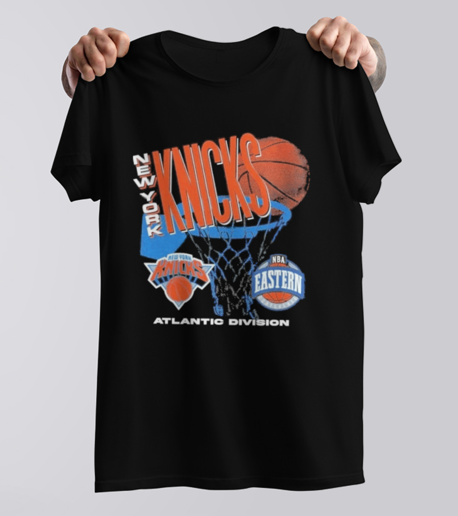 New York Knicks 90s Hardwood Classics Eastern Atlantic Division T-Shirt