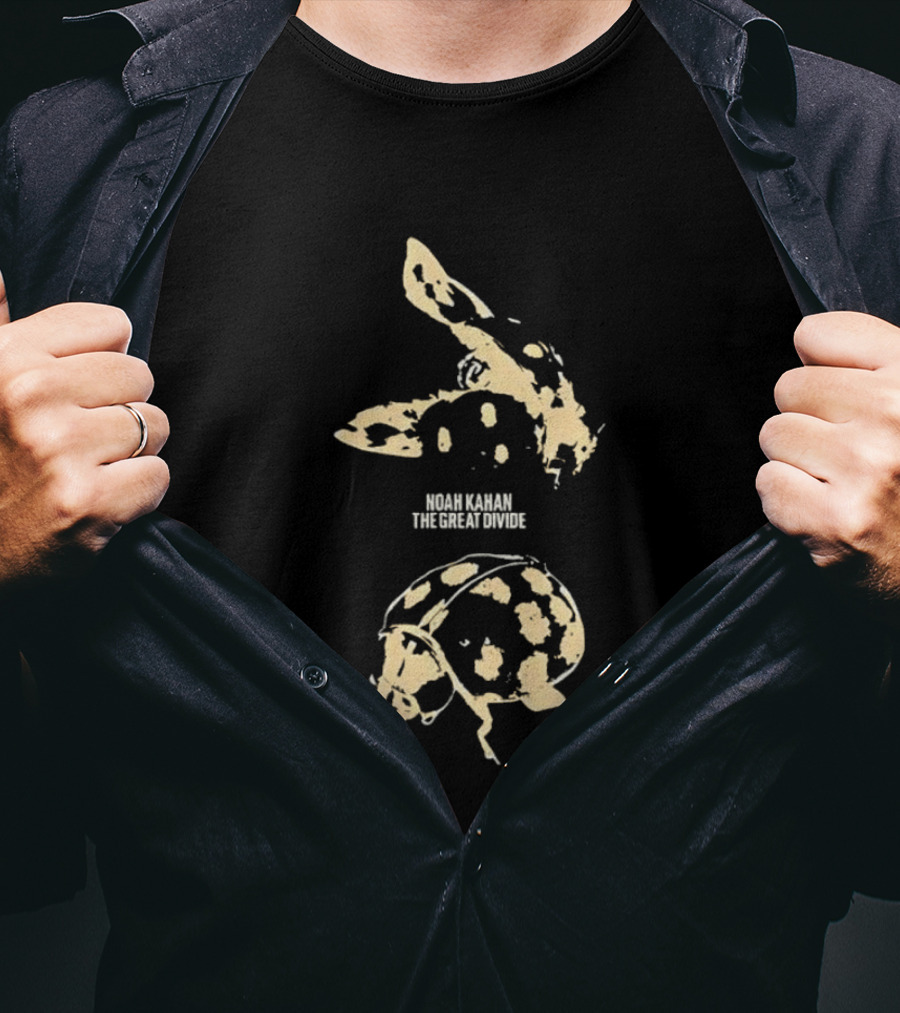 Noah Kahan The Great Divide Indie Folk Concert Graphics Dinosaur T-Shirt