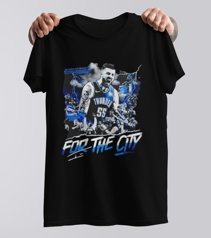 Oklahoma City Thunder Isaiah Hartenstein 55 For The City T-Shirt