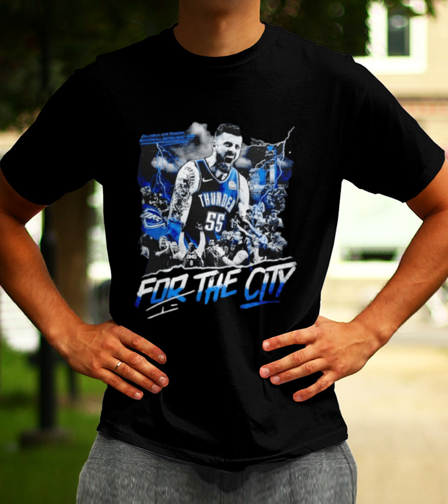 Oklahoma City Thunder Isaiah Hartenstein 55 For The City T-Shirt