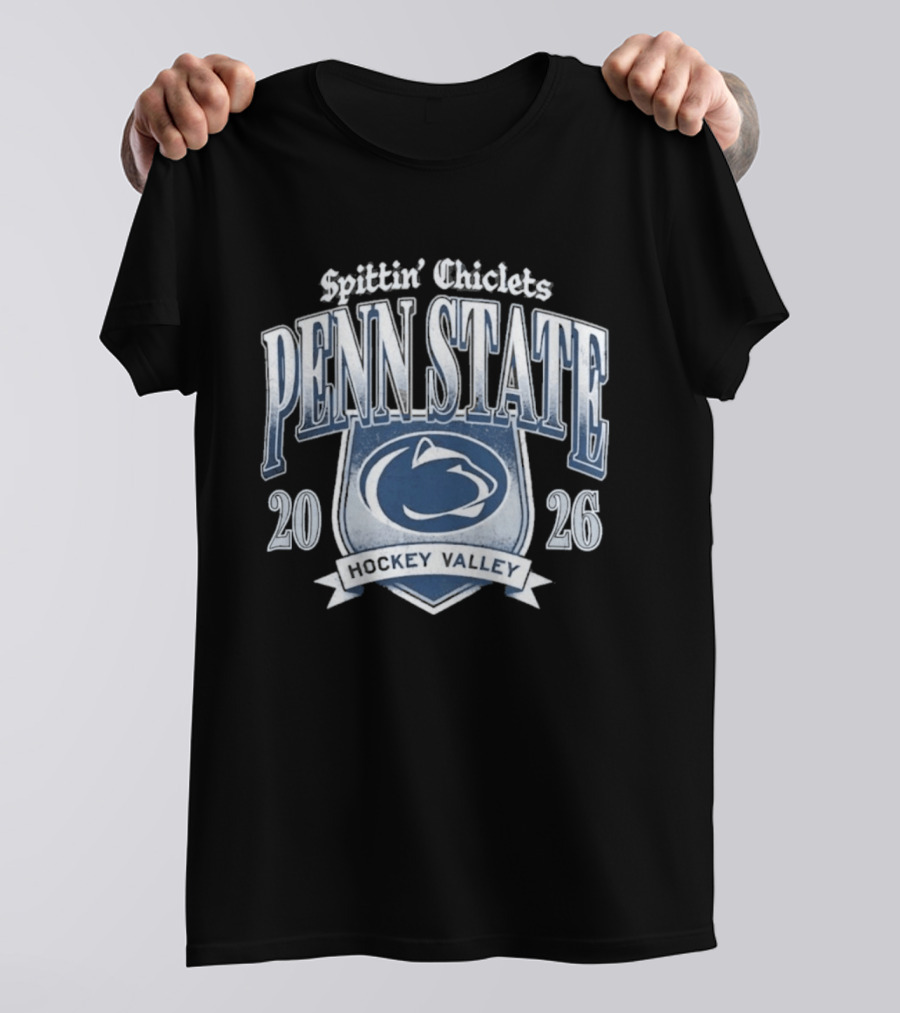 Penn State Spittin Chiclets Hockey 2026 T-Shirt