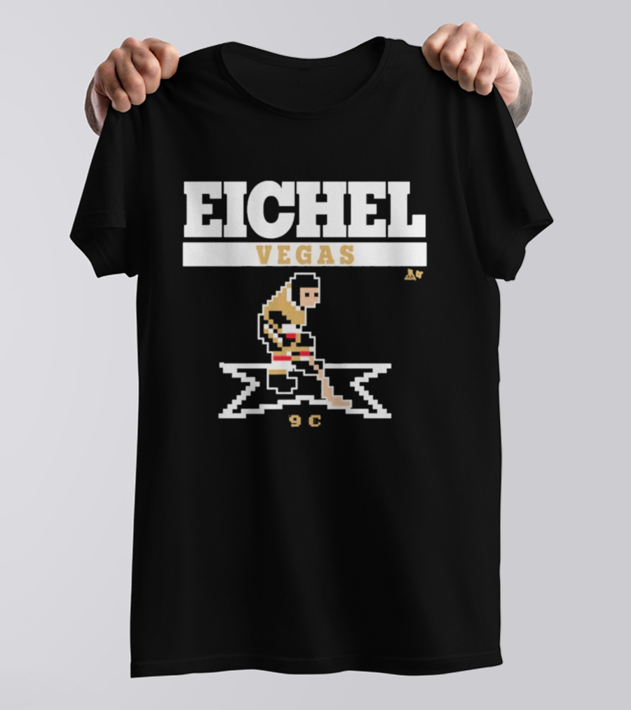 Eichel Vegas Pixel Art Hockey 9 T-Shirt