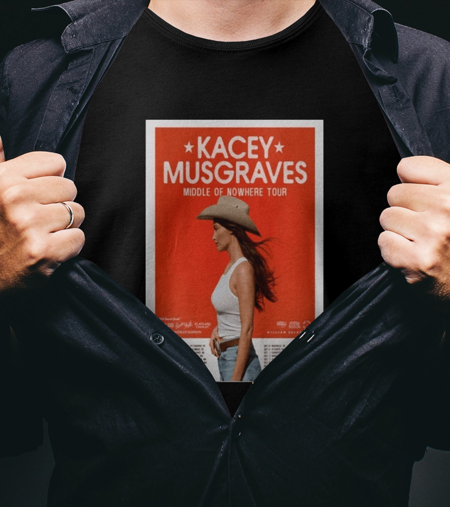 Kacey Musgraves Middle Of Nowhere Tour 2026 Concert Country Music Event T-Shirt