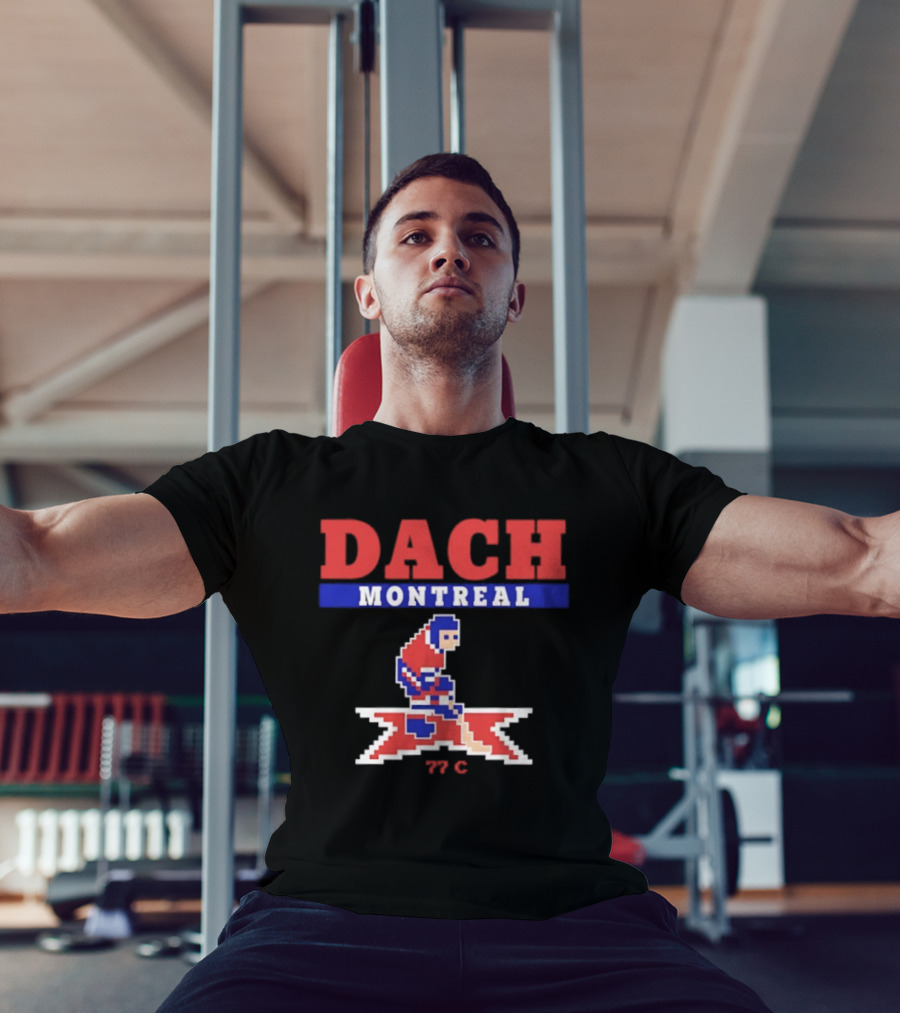 Kirby Dach Montreal 77 C Hockey Canadiens Iconic Athlete T-Shirt