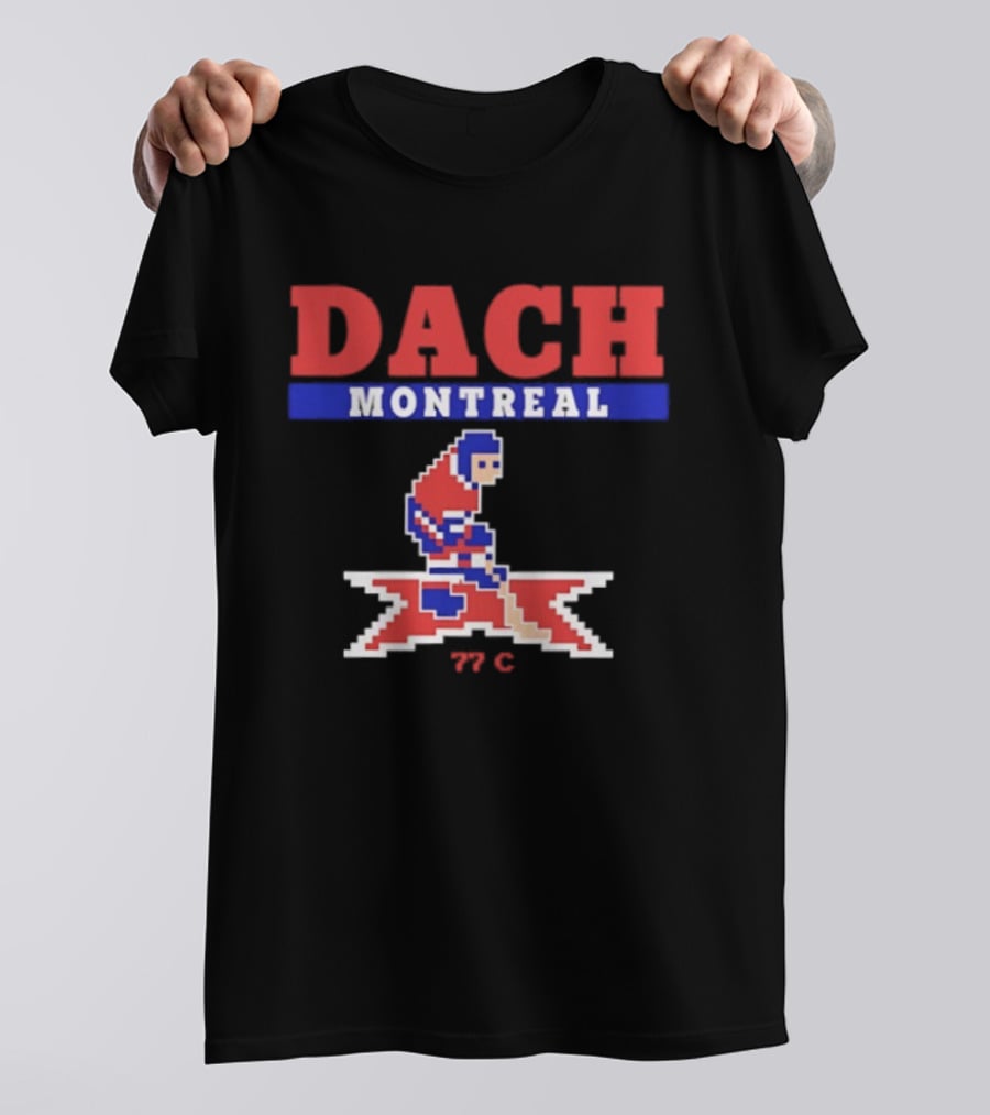 Kirby Dach Montreal 77 C Hockey Canadiens Iconic Athlete T-Shirt