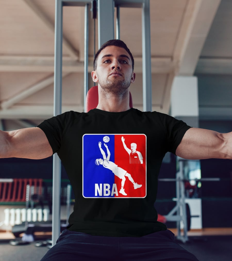NBA 2026 SGA Flopping Moment OKC Thunder With Referee T-Shirt
