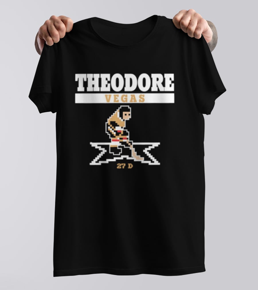 Theodore Vegas 27 D Hockey Player T-Shirt