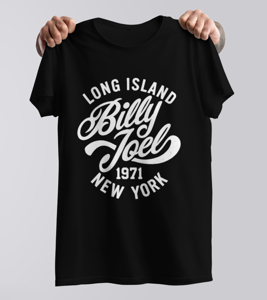 Billy Joel Long Island 1971 New York Hughie Campbell The Boys Jack Quaid T-Shirt