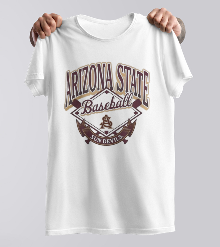 Arizona State Sun Devils Baseball 2026 White T-Shirt