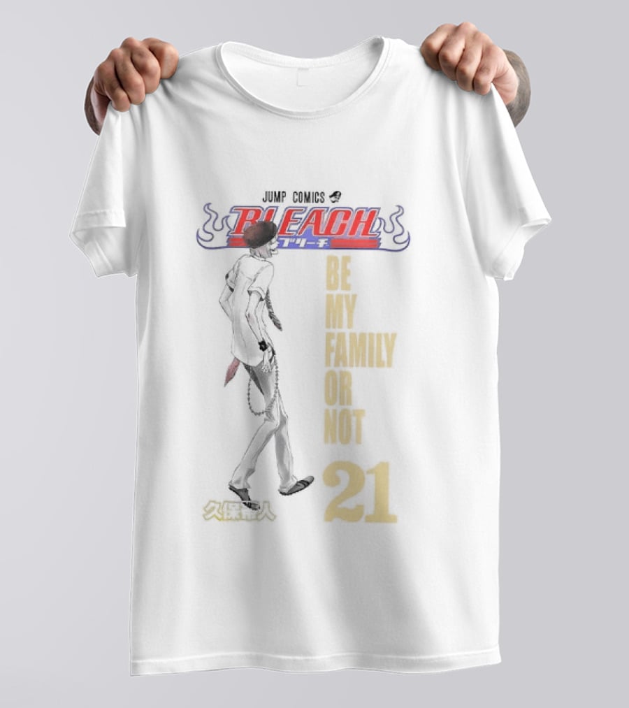 BLEACH Be My Family Or Not 21 Manga Volume Cover T-Shirt