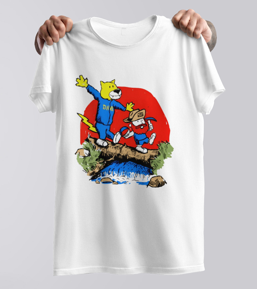 Buffalo Bills Football Cartoon Characters With DNR Sports T-Shirt