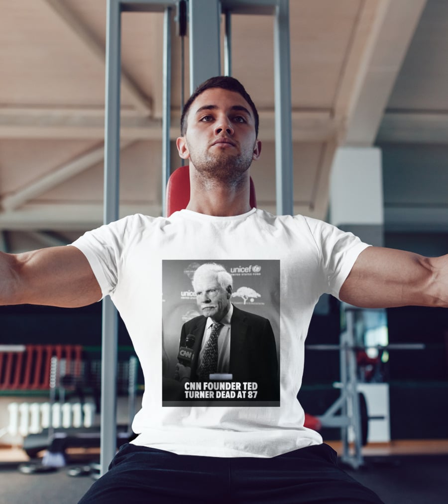 CNN Founder Ted Turner Dead At 87 UNICEF Interview T-Shirt