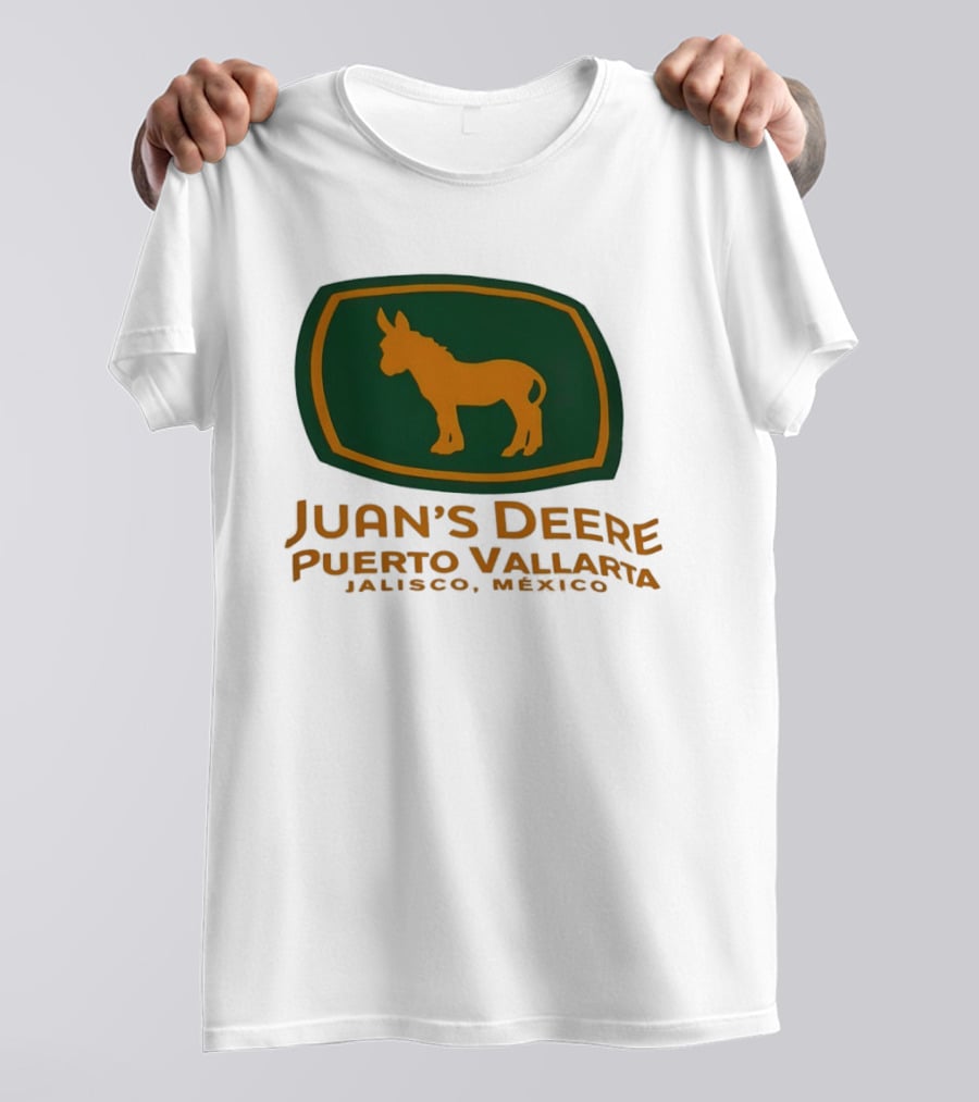 Juan's Deere Puerto Vallarta Jalisco Mexico Donkey T-Shirt