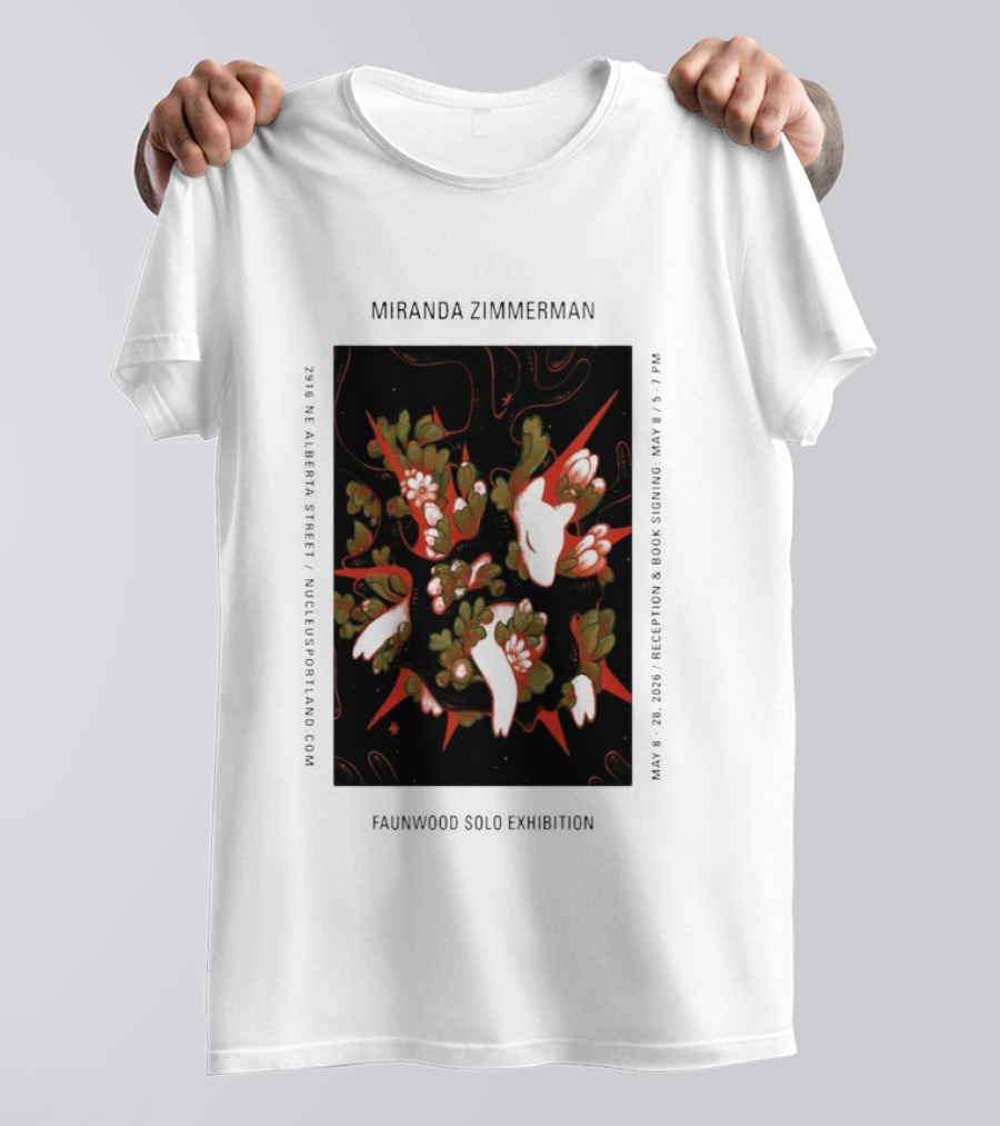 Miranda Zimmerman Bayne Nucleus Portland May 8 2026 Tour Edition T-Shirt