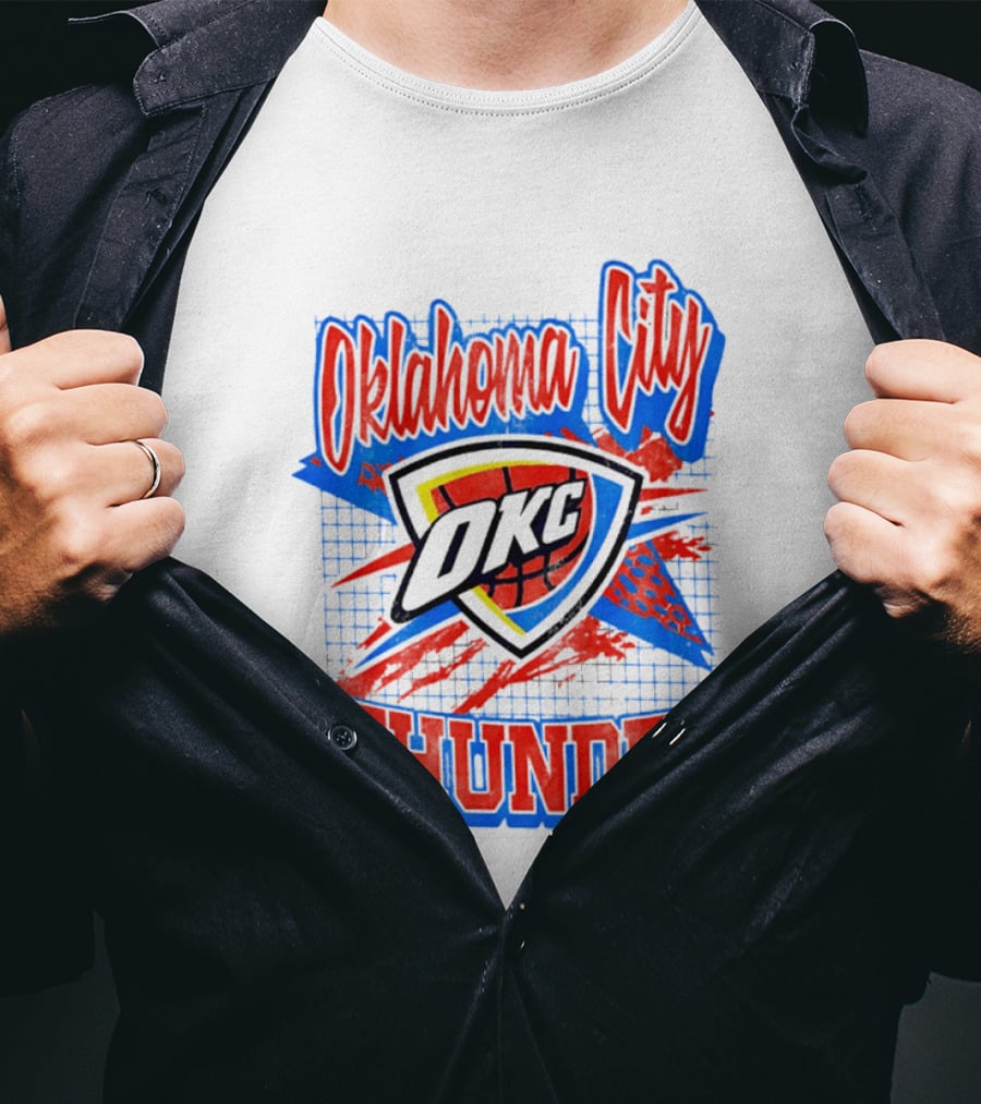 Oklahoma City Thunder OKC Vintage Hardwood Classics Vibe 2026 T-Shirt