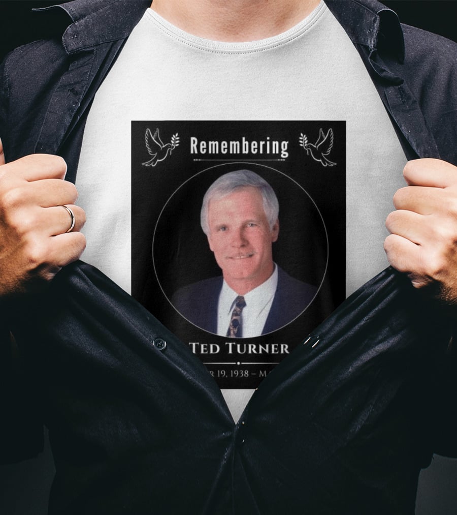 Ted Turner Memorial November 19 1938 May 6 2026 T-Shirt