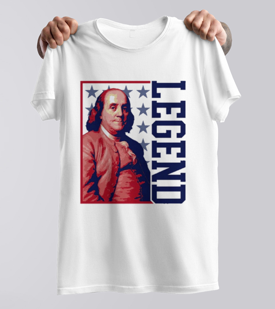 Legend Benjamin Franklin Stars T-Shirt