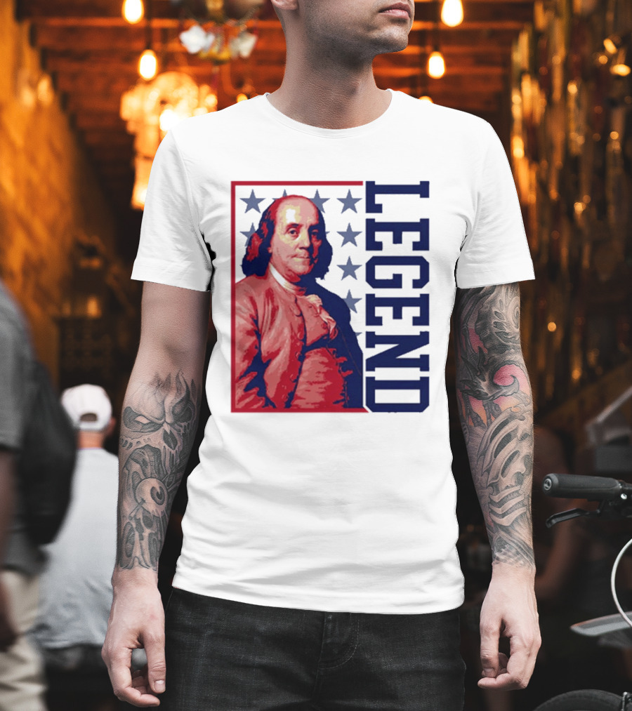 Legend Benjamin Franklin Stars T-Shirt